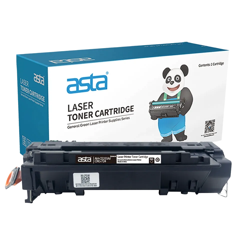 ASTA 55A / CE255A / CRG-724 Universal Compatible Black Toner Cartridge