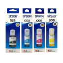 Epson 008 EcoTank Original Ink Bottle Set – Black/Cyan/Magenta/Yellow
