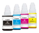 Canon GI-490 Original Ink Bottle Set – Black/Cyan/Magenta/Yellow
