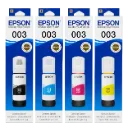 Epson 003 Original Ink Bottle Set – Black/Cyan/Magenta/Yellow