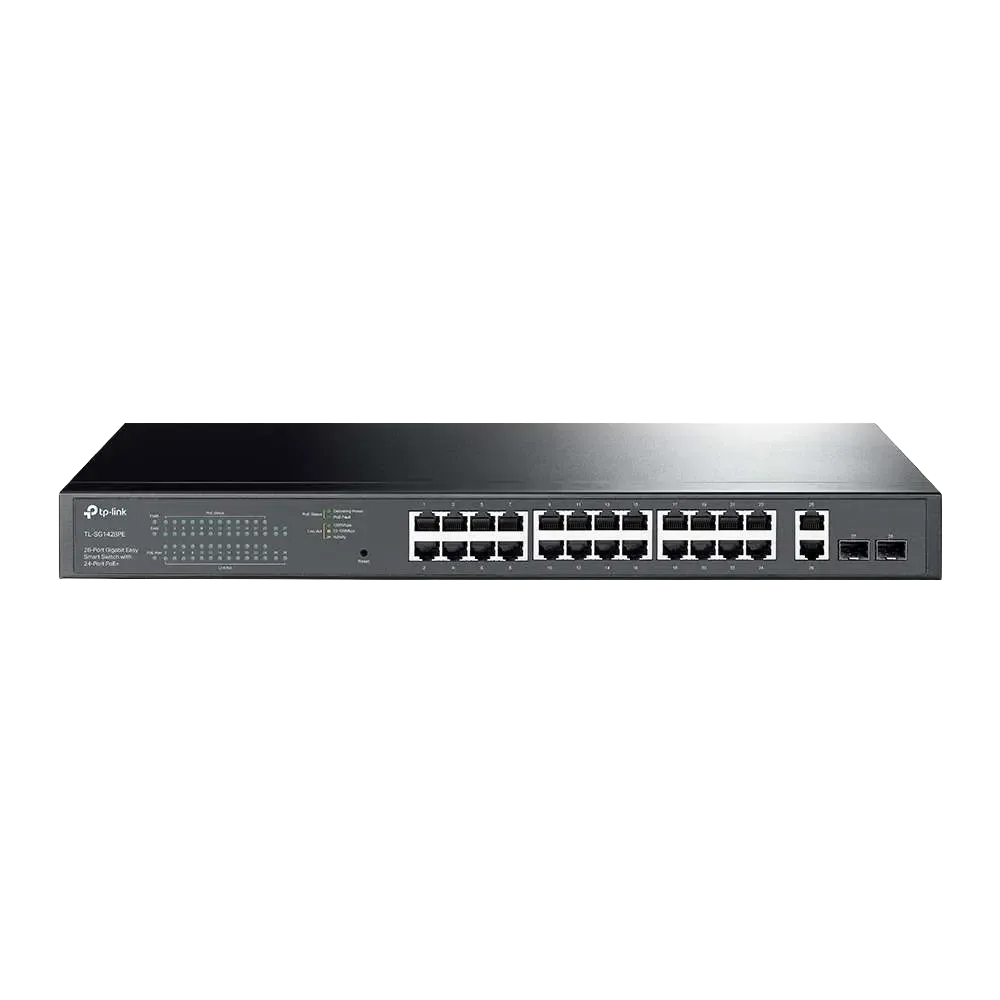 TP-Link TL-SG1428PE 28-Port Gigabit Easy Smart Switch with (24-Port PoE+)