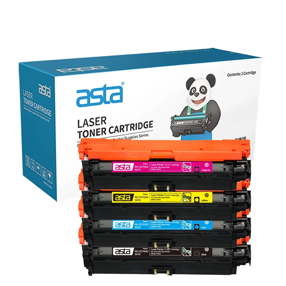 ASTA 307A Compatible Toner Set CE740A CE741A CE742A CE743A CMYK