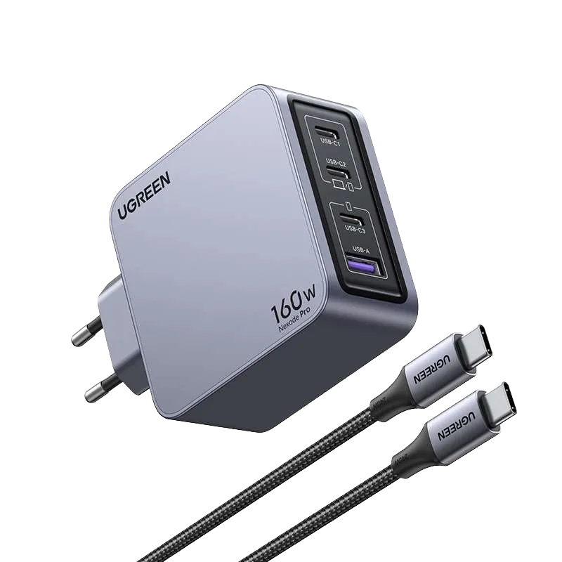 UGREEN 25877 Nexode Pro 160W 4-Port GaN Fast Charger Set EU