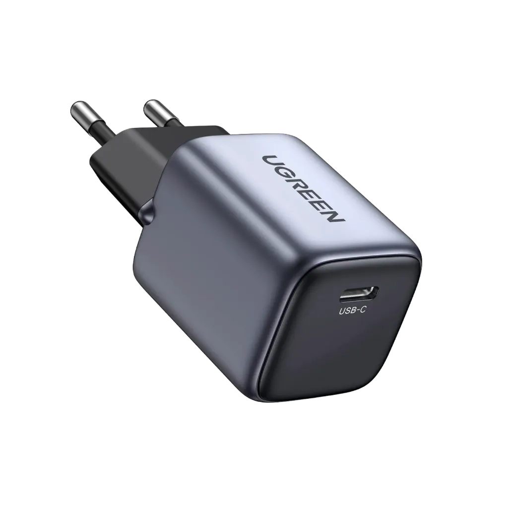 UGREEN 90666 USB-C GaN Fast Charger 30W EU Space Gray