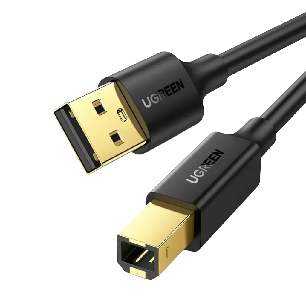 UGREEN 10350 USB 2.0 AM to BM Print Cable 1.5m Black 