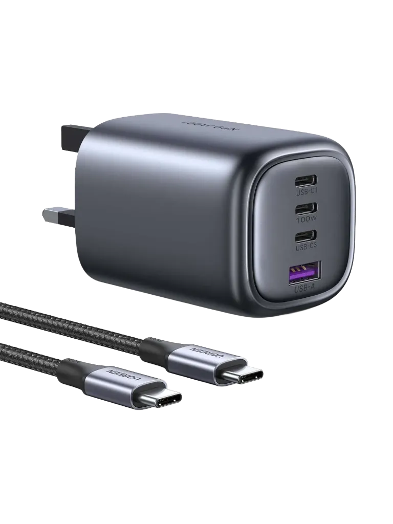 UGREEN 15482 Nexode 100W Charger UK (Space Gray)