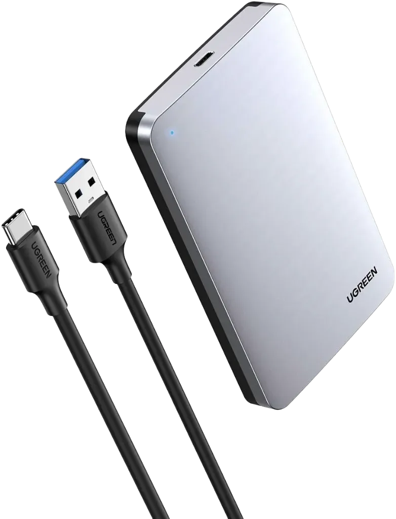 UGREEN 70498 USB-C 2.5 Inch Hard Drive Enclosure 6Gbps