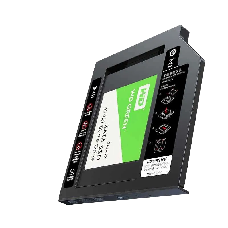 UGREEN 70657 SATA Hard Disk Drive Caddy Tray 9.5mm