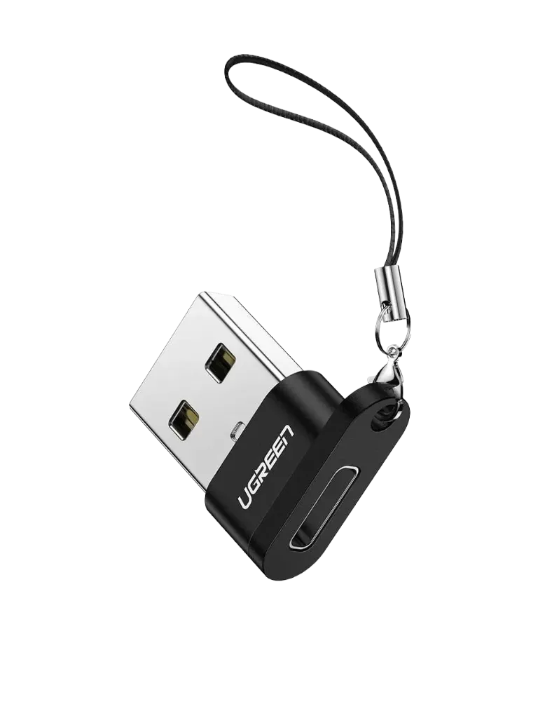 UGREEN 50568 USB A Male to USB-C Female Adapter Black