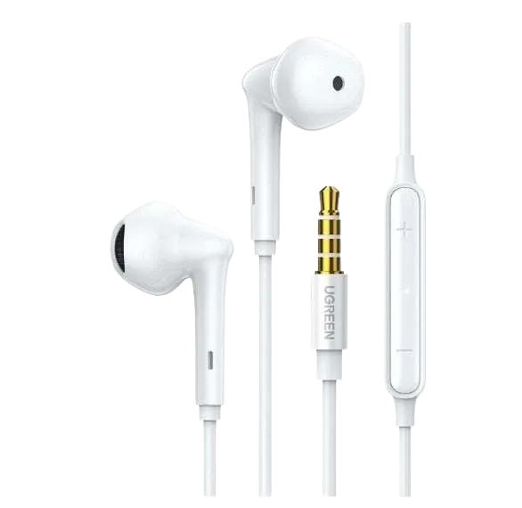 UGREEN 60692 Wired Earphones with 3.5mm Plug White